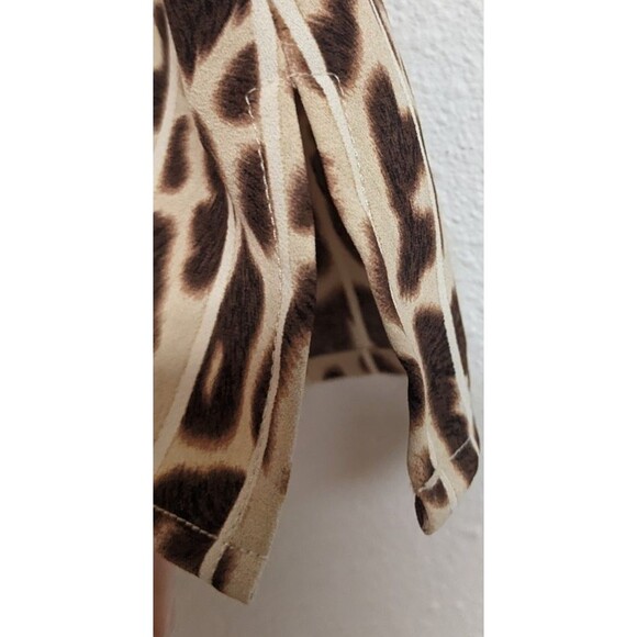 Women's Cabi #3070 Ginger Sleeveless Leopard Print Zip-Back Top Shell SZ Medium - Picture 8 of 10